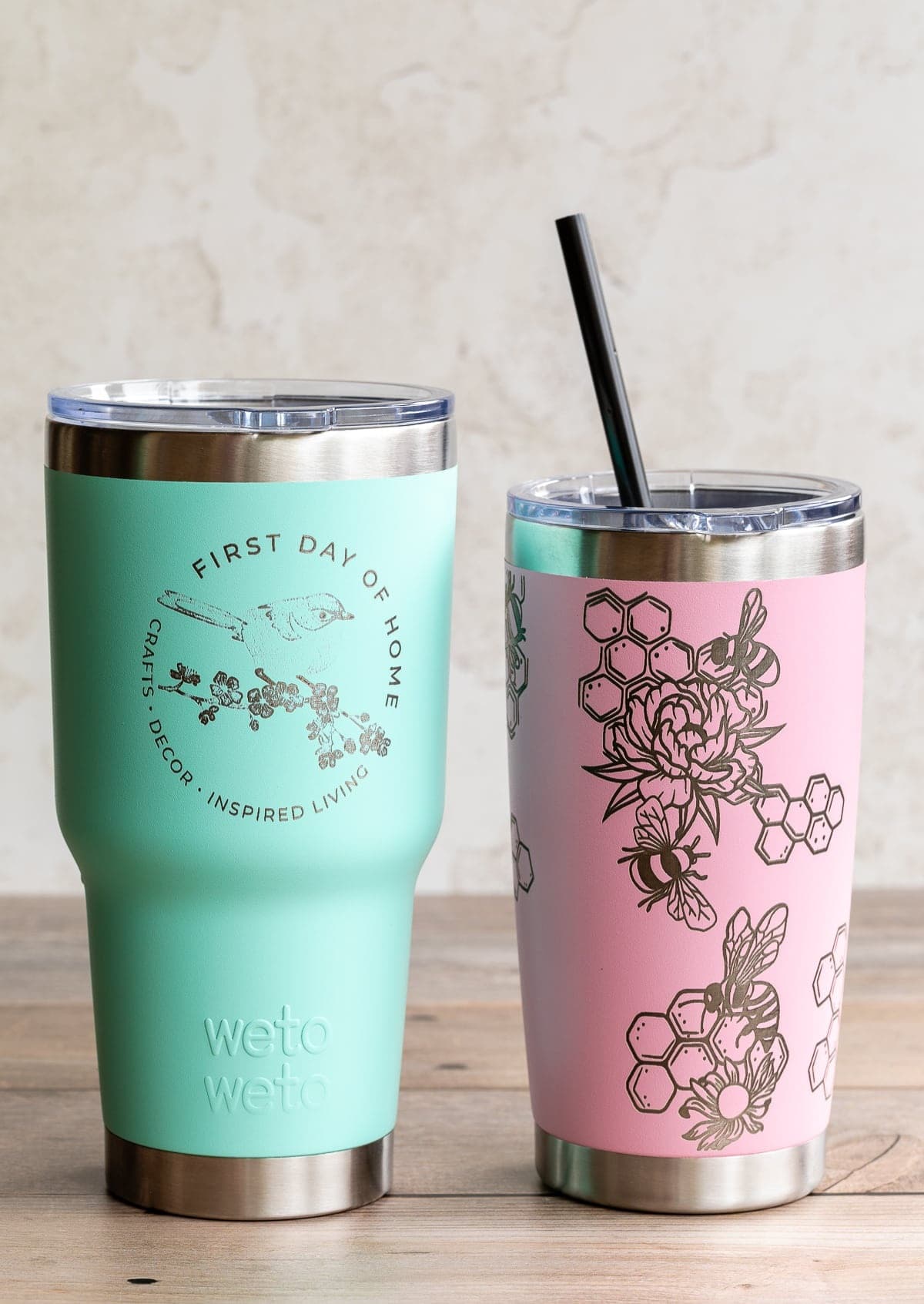 Laser Engraving on Tumbler